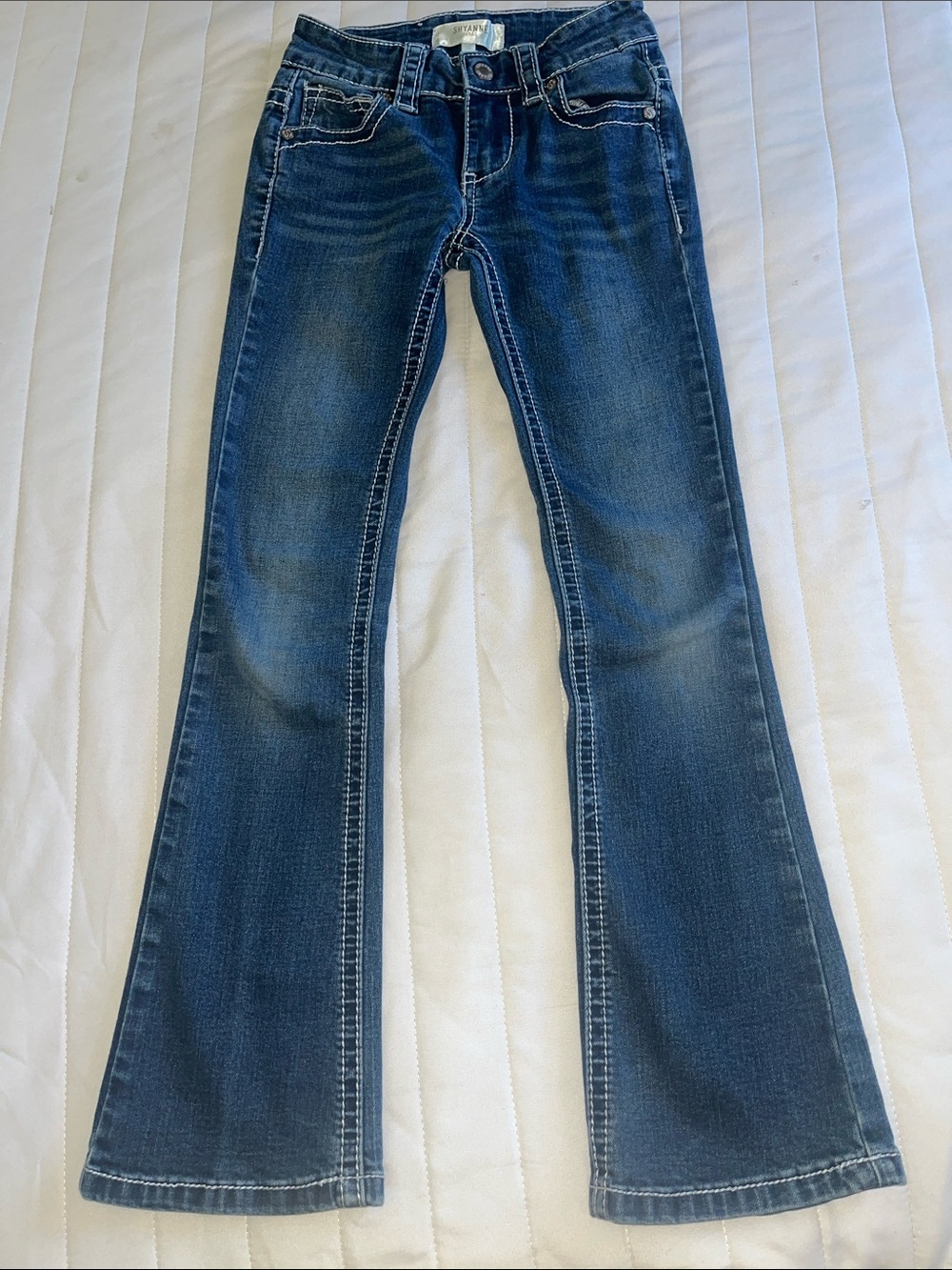 Shyanne Girls Blue Bootcut Jeans